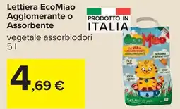 Carrefour Lettiera EcoMiao Agglomerante o Assorbente offerta