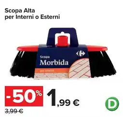 Carrefour Scopa Alta per Interni o Esterni offerta
