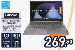 Unieuro Lenovo IDEAPAD 3 CHROME 151JL6 (82N4004DIX) offerta