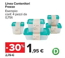 Carrefour Linea Contenitori Freeze offerta