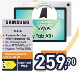 Unieuro SAMSUNG TAB A11+ offerta