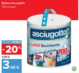 Carrefour Bobina Asciugotto offerta