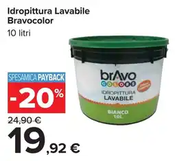 Carrefour Idropittura Lavabile Bravocolor offerta