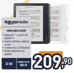 Unieuro Rakuten kobo libra colour offerta