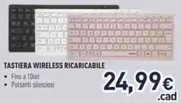 Unieuro Ioplee tastiera wireless ricaricabile offerta