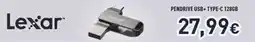Unieuro Lexar pendrive usb+ type-c 128gb offerta