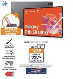 Unieuro SAMSUNG Galaxy Tab S11 Ultra offerta