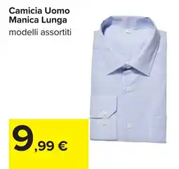 Carrefour Camicia Uomo Manica Lunga offerta