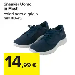 Carrefour Sneaker Uomo in Mesh offerta
