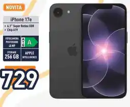 Unieuro iPhone 17e offerta