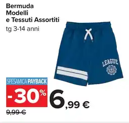 Carrefour Bermuda Modelli e Tessuti offerta
