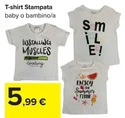 Carrefour T-shirt Stampata offerta