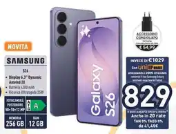 Unieuro SAMSUNG S26 offerta