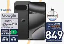 Unieuro Google PIXEL 10 PRO 5G offerta