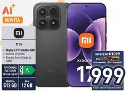 Unieuro Xiaomi 17 5G offerta
