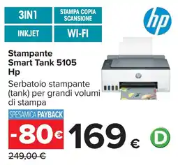 Carrefour Stampante Smart Tank 5105 Hp offerta