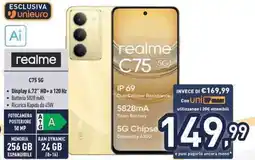 Unieuro realme C75 5G offerta