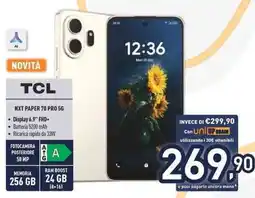 Unieuro TCL NXT PAPER 70 PRO 5G offerta