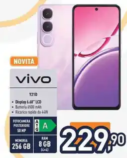 Unieuro vivo Y21D offerta
