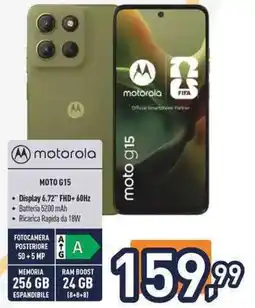 Unieuro motorola MOTO G15 offerta