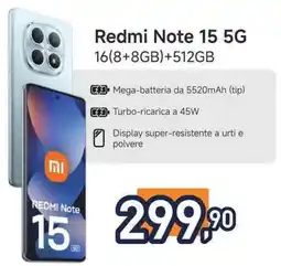 Unieuro Redmi Note 15 5G offerta