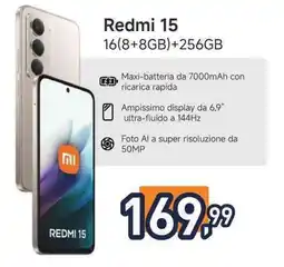 Unieuro Xiaomi Redmi 15 offerta