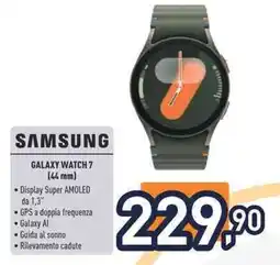 Unieuro Samsung galaxy watch 7 (44 mm) offerta