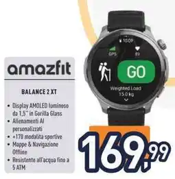 Unieuro Amazfit balance 2 XT offerta