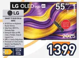 Unieuro LG SMART TV OLED EVO AI 55G54 offerta