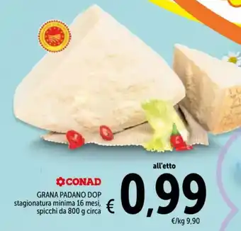 Spazio Conad Grana padano dop offerta