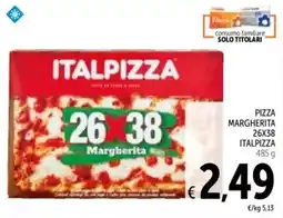 Spazio Conad Pizza margherita 26x38 ITALPIZZA offerta
