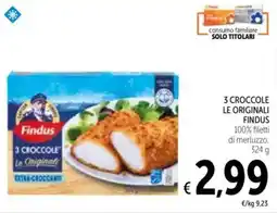 Spazio Conad 3 croccole le originali FINDUS offerta