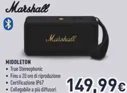 Unieuro Marshall middleton offerta