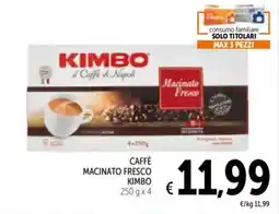 Spazio Conad Caffè macinato fresco KIMBO offerta