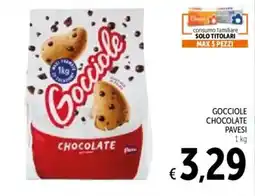 Spazio Conad Gocciole chocolate PAVESI offerta