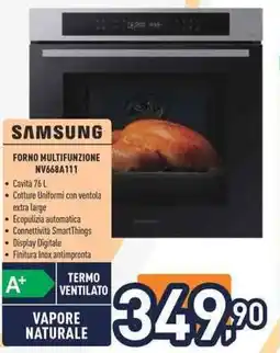 Unieuro SAMSUNG FORNO MULTIFUNZIONE NV668A111 offerta