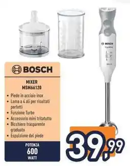 Unieuro BOSCH MIXER MSM66120 offerta