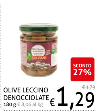 Ecu Discount Olive Leccino Denocciolate 180g offerta