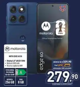 Unieuro motorola MOTO EDGE 60 5G offerta