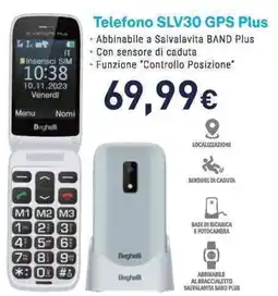 Unieuro Beghelli Telefono SLV30 GPS Plus offerta