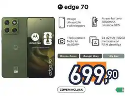 Unieuro motorola edge 70 offerta
