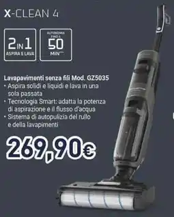 Unieuro Rowenta x-clean 4 offerta