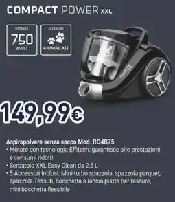 Unieuro Rowenta compact power xxl offerta