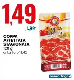 Eurospin La bottega del gusto coppa affettata stagionata offerta