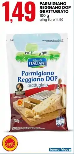 Eurospin Pascoli italiani parmigiano reggiano dop grattugiato offerta