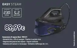 Unieuro Rowenta easy steam Generatore di vapore Mod. VR5121 offerta
