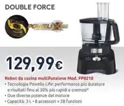 Unieuro Moulinex double force Robot da cucina multifunzione Mod. FP8218 offerta