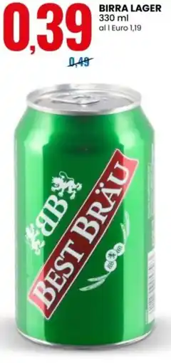 Eurospin Best bräu birra lager offerta