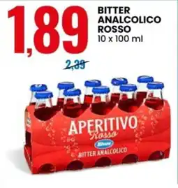 Eurospin Blues bitter analcolico rosso offerta