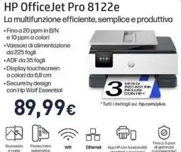 Unieuro HP OfficeJet Pro 8122e offerta